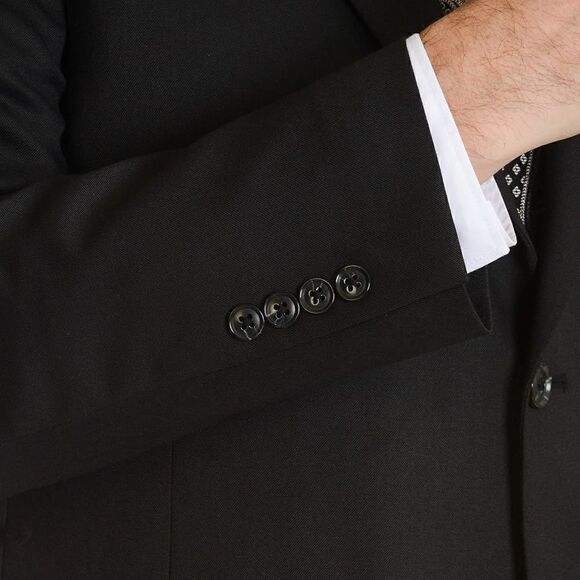 Palm Beach Men's Jim Suit Separate Jacket black size 38 reg - Picture 3 of 10